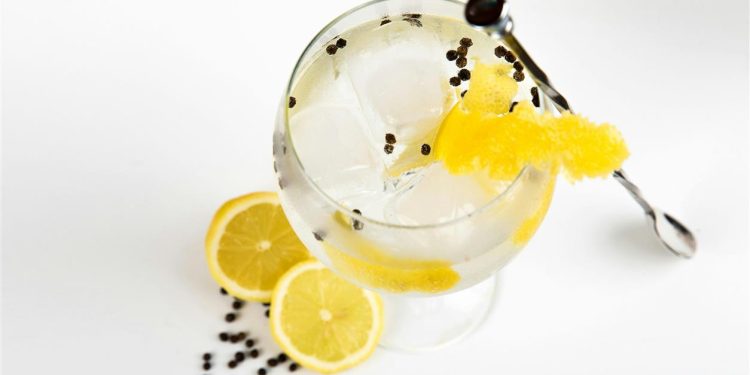 Limoncello-Garnelen